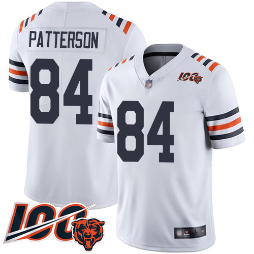 Chicago Bears Limited White Men Cordarrelle Patterson Jersey NFL Football #84 100th Season->chicago bears->NFL Jersey